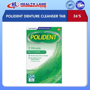 POLIDENT DENTURE CLEANSER TAB (36'S)
